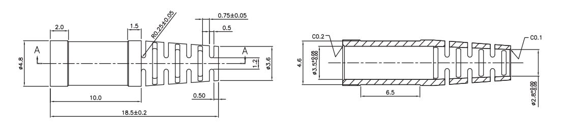 สายแก้วใยแบบพอร์ต LC + สะพานสั้น